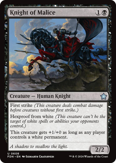 Knight of Malice (608) (Foundations) (FDN)
