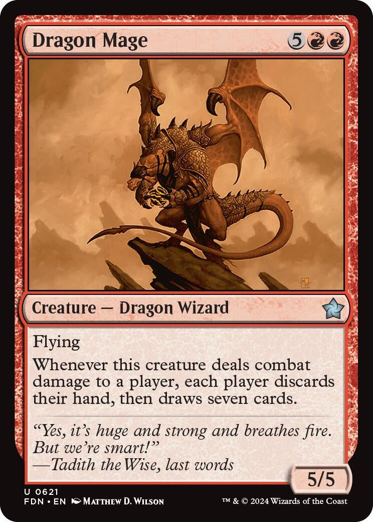 Dragon Mage (621) (Foundations) (FDN)