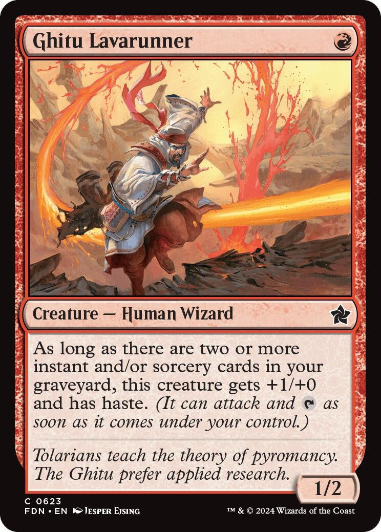 Ghitu Lavarunner (623) (Foundations) (FDN)