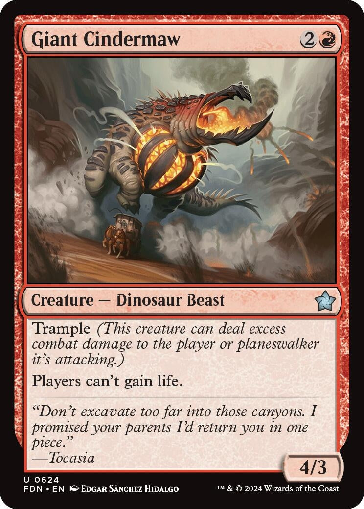 Giant Cindermaw (624) (Foundations) (FDN)
