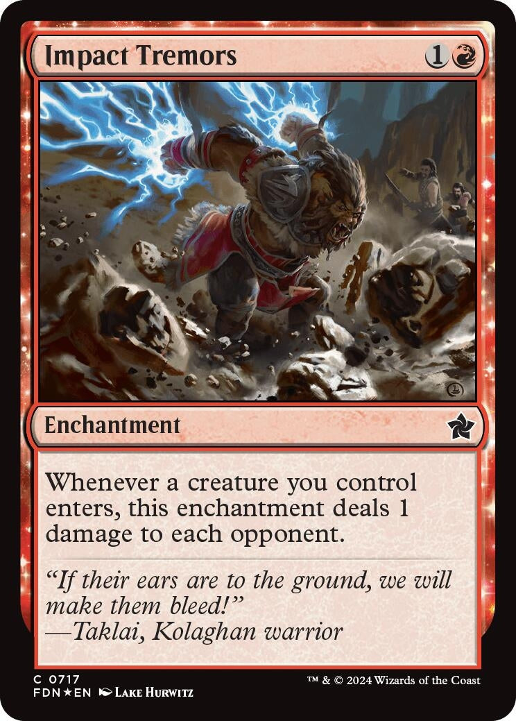 Impact Tremors (717) (Foundations) (FDN)