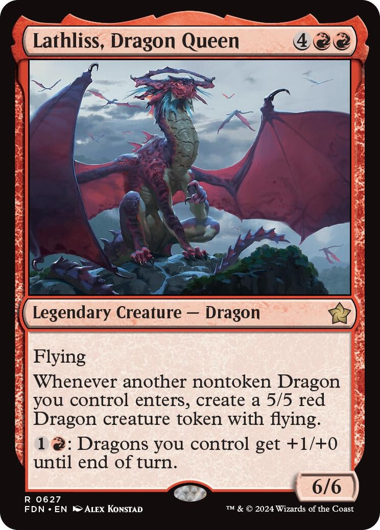 Lathliss, Dragon Queen (627) (Foundations)