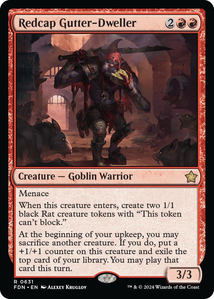 Redcap Gutter-Dweller (631) (Foundations) (FDN)