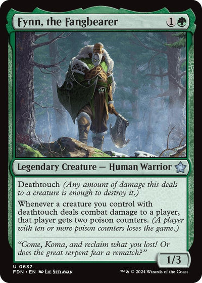 Fynn, the Fangbearer (637) (Foundations) (FDN)
