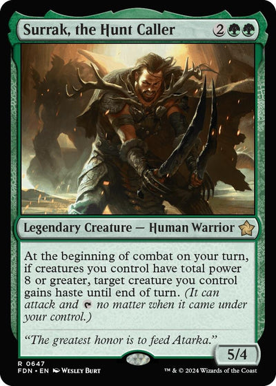 Surrak, the Hunt Caller (647) (Foundations) (FDN)