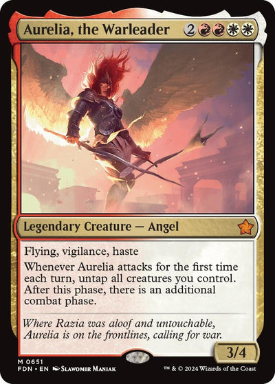 Aurelia, the Warleader (651) (Foundations) (FDN)