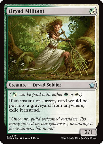 Dryad Militant (656) (Foundations) (FDN)