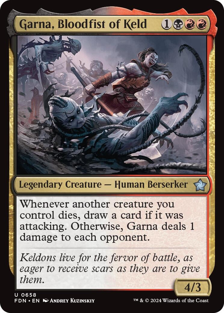 Garna, Bloodfist of Keld (658) (Foundations) (FDN)
