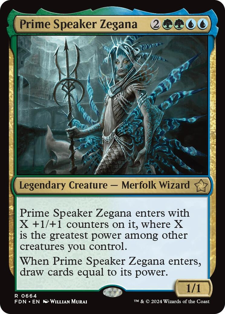 Prime Speaker Zegana (664) (Foundations) (FDN)