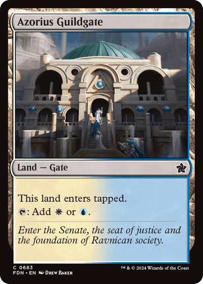 Azorius Guildgate (683) (Foundations) (FDN)