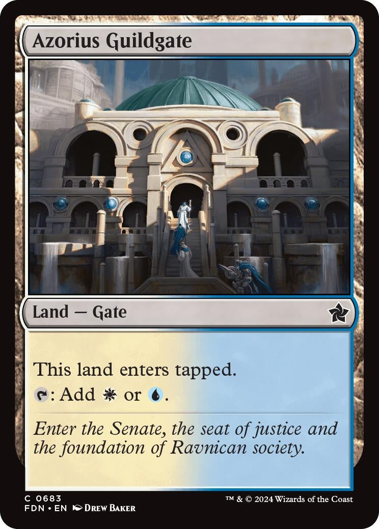 Azorius Guildgate (683) (Foundations) (FDN)
