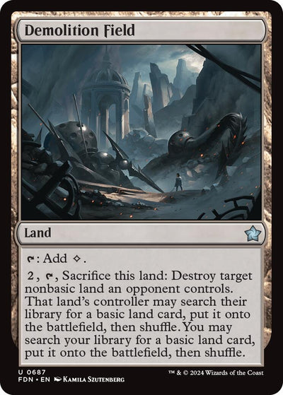 Demolition Field (687) (Foundations) (FDN)