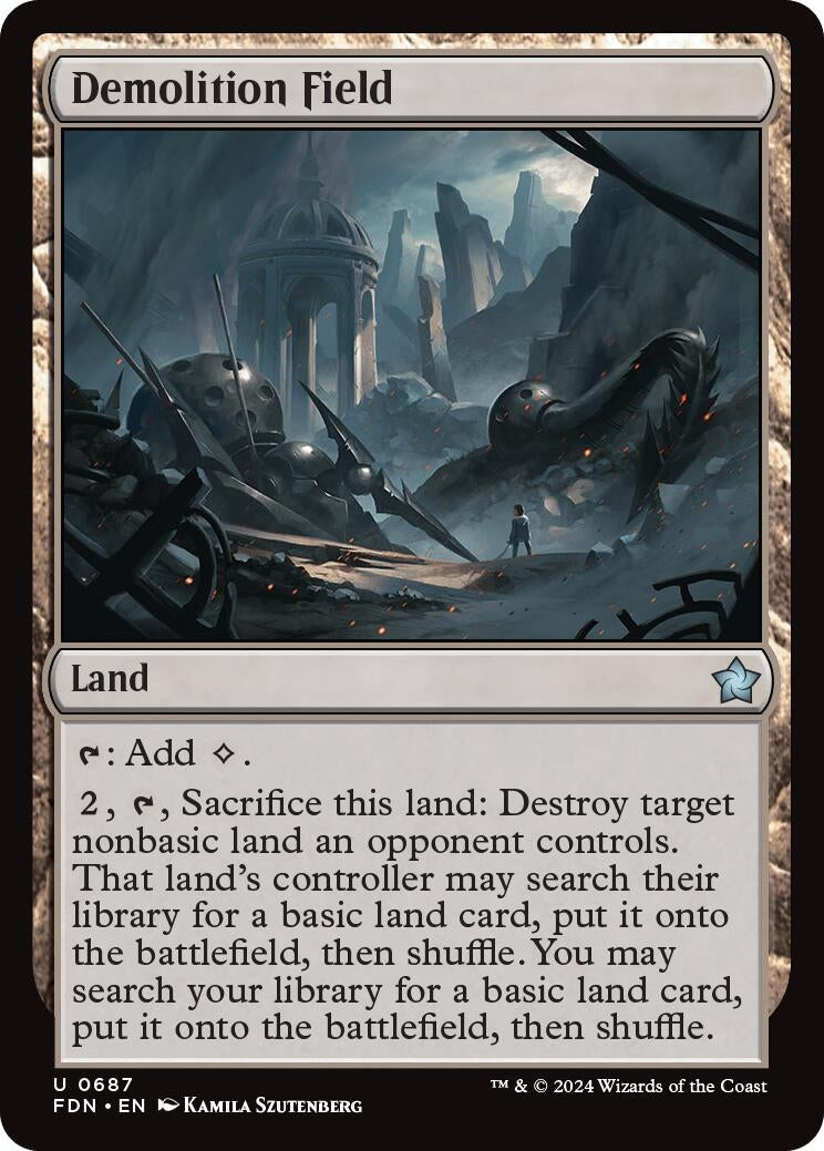 Demolition Field (687) (Foundations) (FDN)