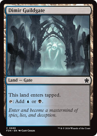 Dimir Guildgate (688) (Foundations) (FDN)