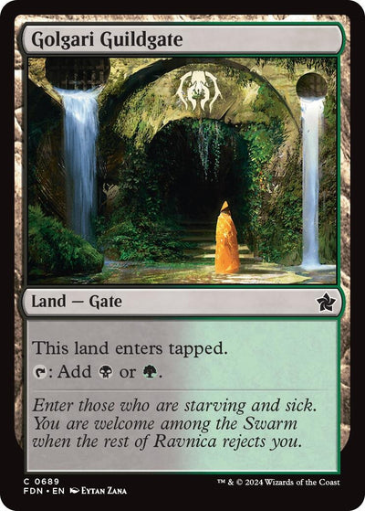 Golgari Guildgate (689) (Foundations) (FDN)