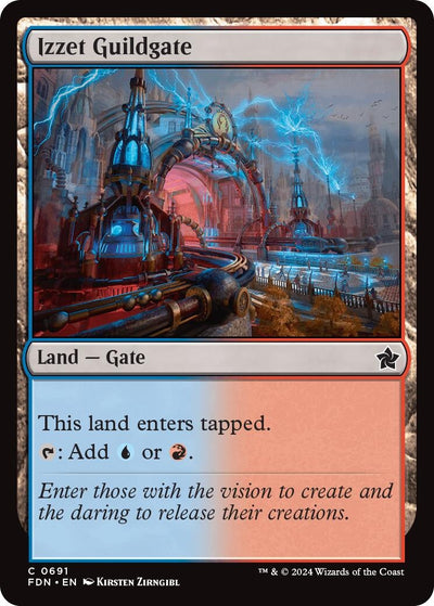 Izzet Guildgate (691) (Foundations) (FDN)