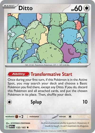 Image for Ditto (132/165) (Deck Exclusives) - Pokemon