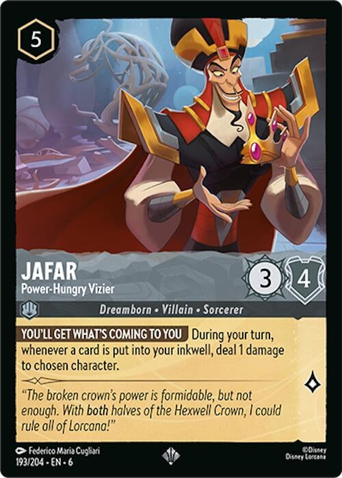 Jafar - Power-Hungry Vizier (193/204) (Azurite Sea)