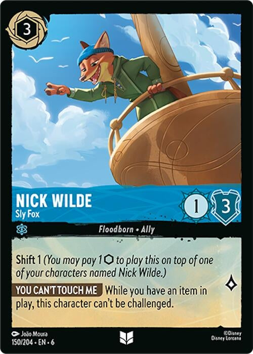 Nick Wilde - Sly Fox (150/204) (Azurite Sea)