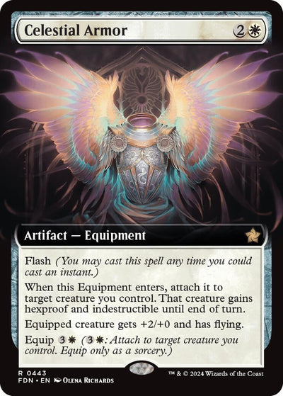 Celestial Armor (Extended Art) (443) (Foundations) (FDN)