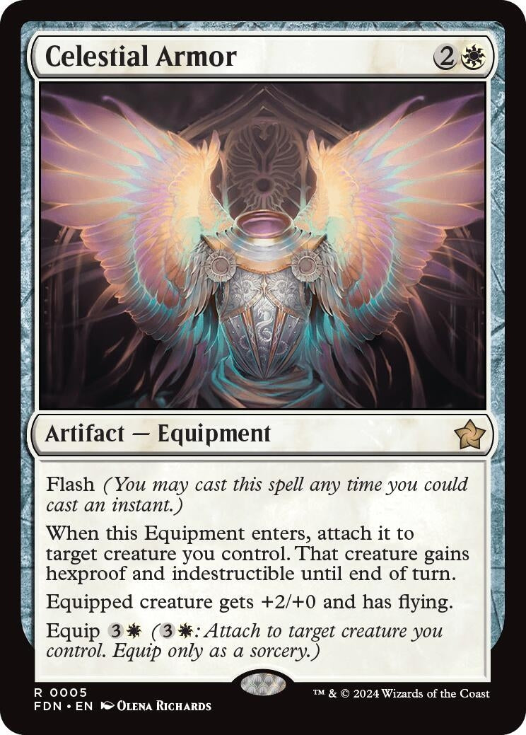 Celestial Armor (5) (Foundations) (FDN)