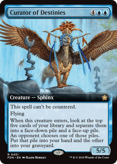 Curator of Destinies (Extended Art) (451) (Foundations) (FDN)