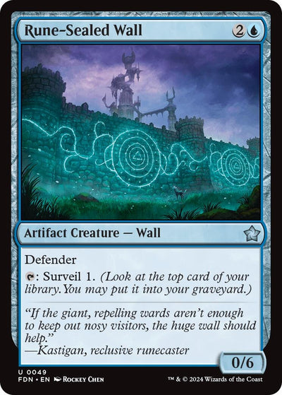 Rune-Sealed Wall (49) (Foundations) (FDN)