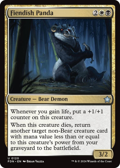 Fiendish Panda (120) (Foundations) (FDN)