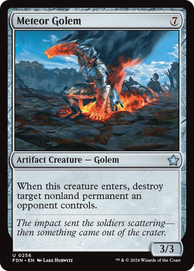 Meteor Golem (256) (Foundations) (FDN)