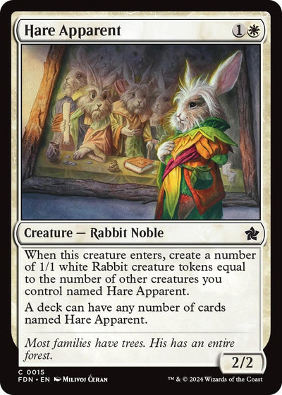Hare Apparent (15) (Foundations) (FDN)