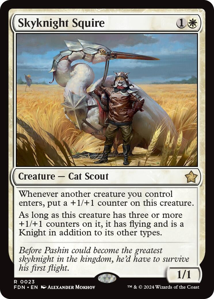 Skyknight Squire (23) (Foundations) (FDN)