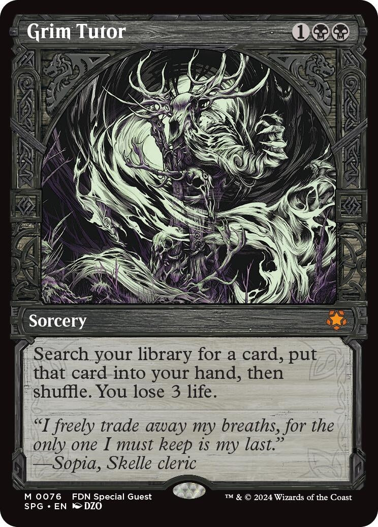Grim Tutor (Showcase) (76) (Special Guests)