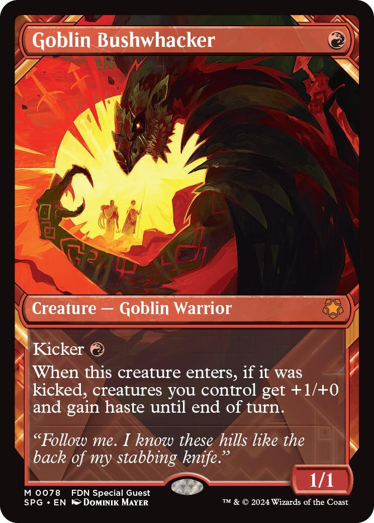 Goblin Bushwhacker (Showcase) (78) (Special Guests)