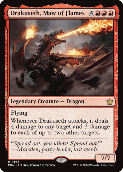 Drakuseth, Maw of Flames (193) (Foundations) (FDN)