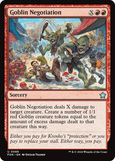 Goblin Negotiation (88) (Foundations) (FDN)