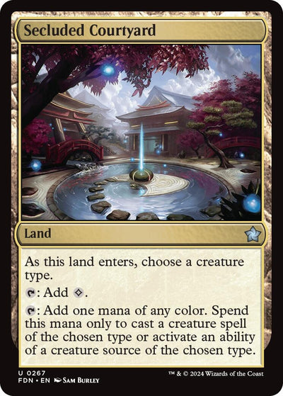 Secluded Courtyard (267) (Foundations) (FDN)