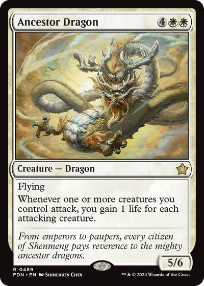 Ancestor Dragon (489) (Foundations) (FDN)