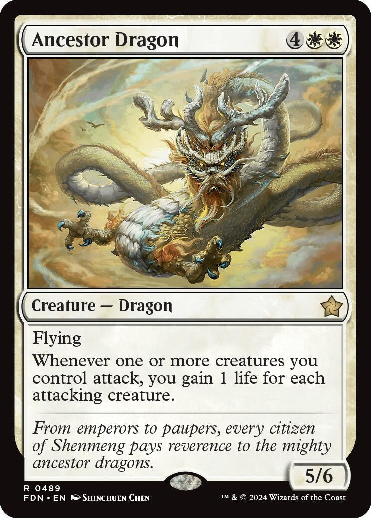 Ancestor Dragon (489) (Foundations) (FDN)