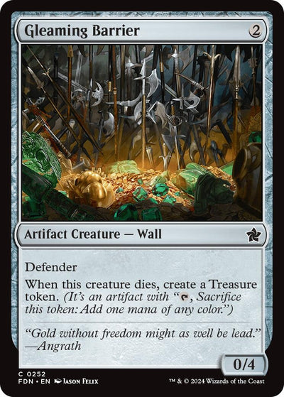 Gleaming Barrier (252) (Foundations) (FDN)