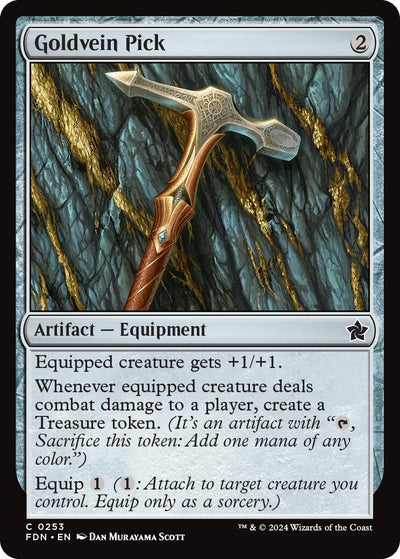 Goldvein Pick (253) (Foundations) (FDN)