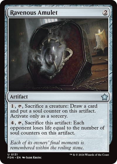 Ravenous Amulet (131) (Foundations) (FDN)