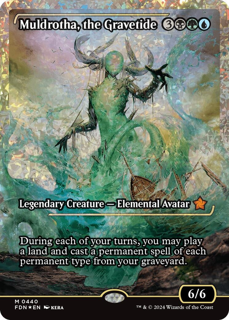 Muldrotha, the Gravetide (Showcase) (Fracture Foil) (440) (Foundations)