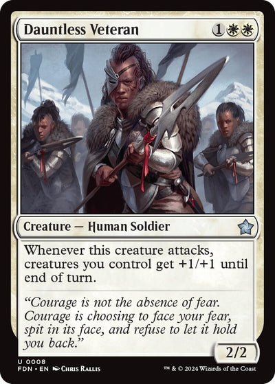 Dauntless Veteran (8) (Foundations) (FDN)