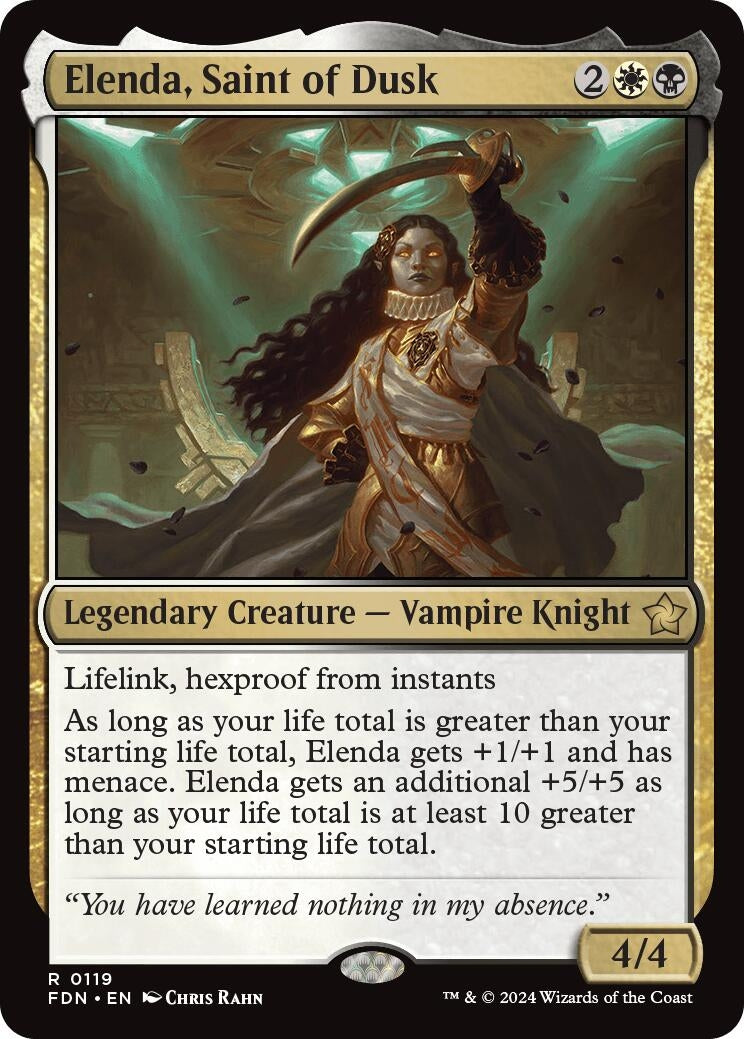 Elenda, Saint of Dusk (119) (Foundations) (FDN)