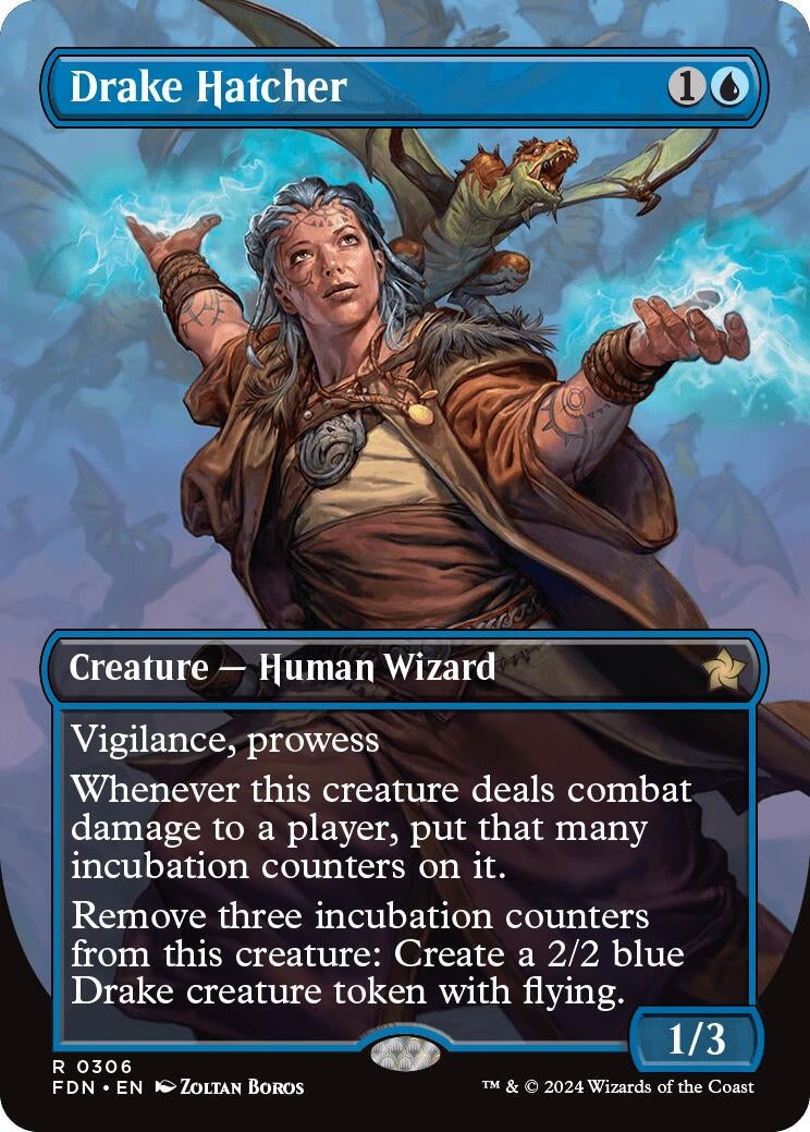 Drake Hatcher (Borderless) (306) (Foundations) (FDN)