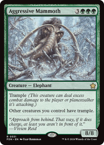 Aggressive Mammoth (551) (Foundations) (FDN)