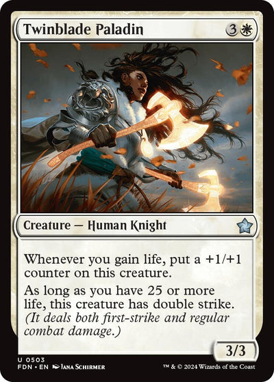 Twinblade Paladin (503) (Foundations) (FDN)
