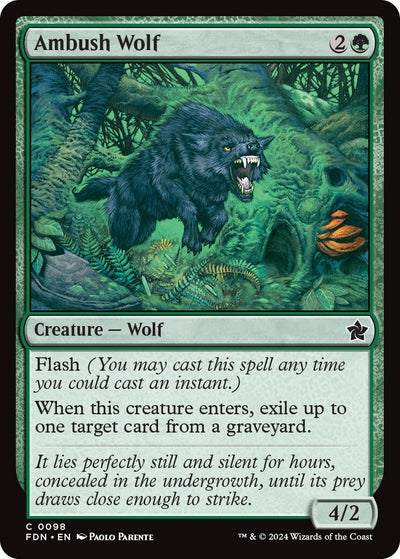 Ambush Wolf (98) (Foundations) (FDN)