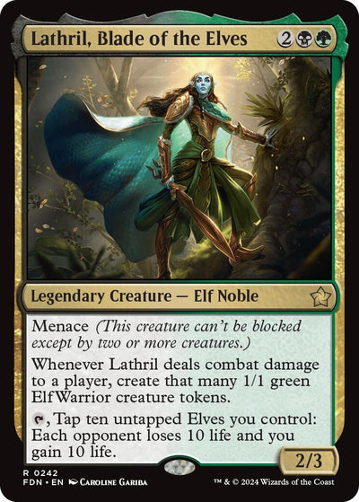 Lathril, Blade of the Elves (242) (Foundations) (FDN)