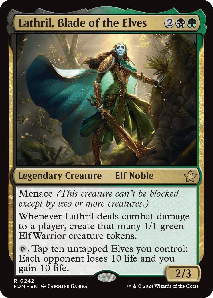 Lathril, Blade of the Elves (242) (Foundations) (FDN)